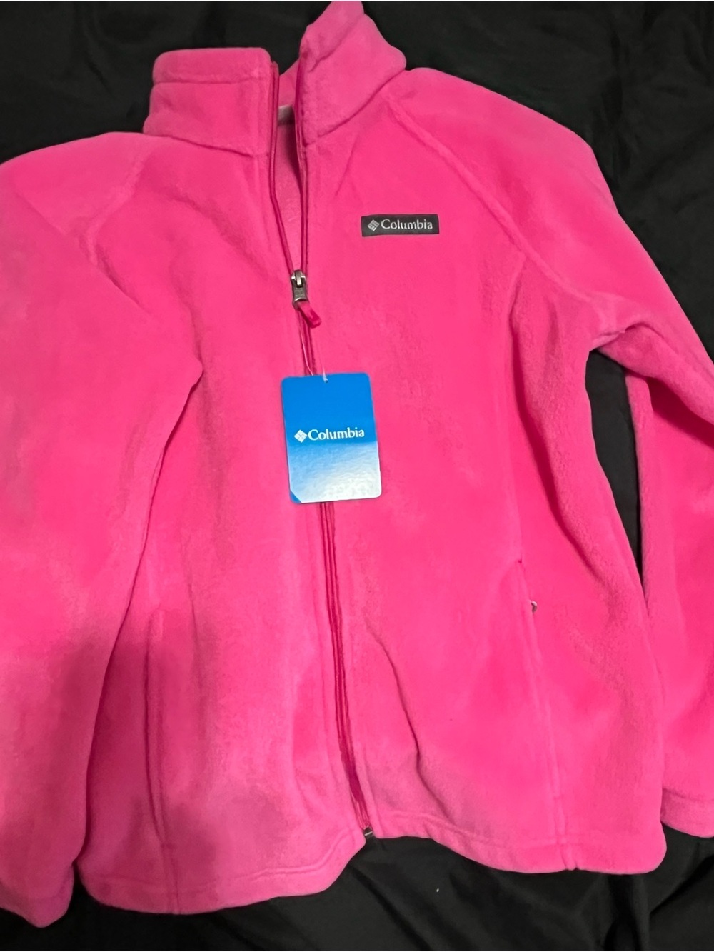 Columbia Kids Hot Pink Full-Zip Fleece Jacket
